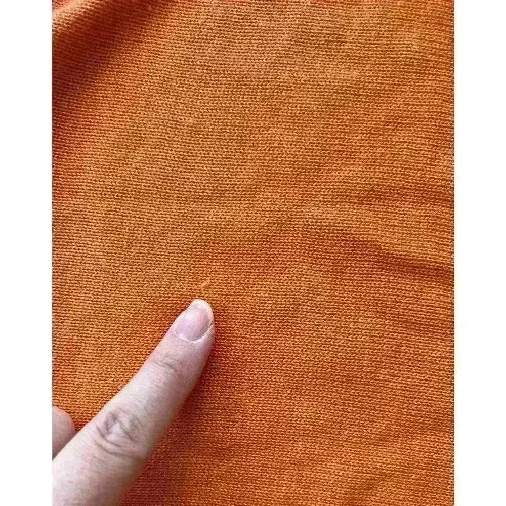 Lauren Ralph Lauren Sleeveless Kaftan Sweater Sz Small/Medium Orange *FLAW* - Picture 11 of 12